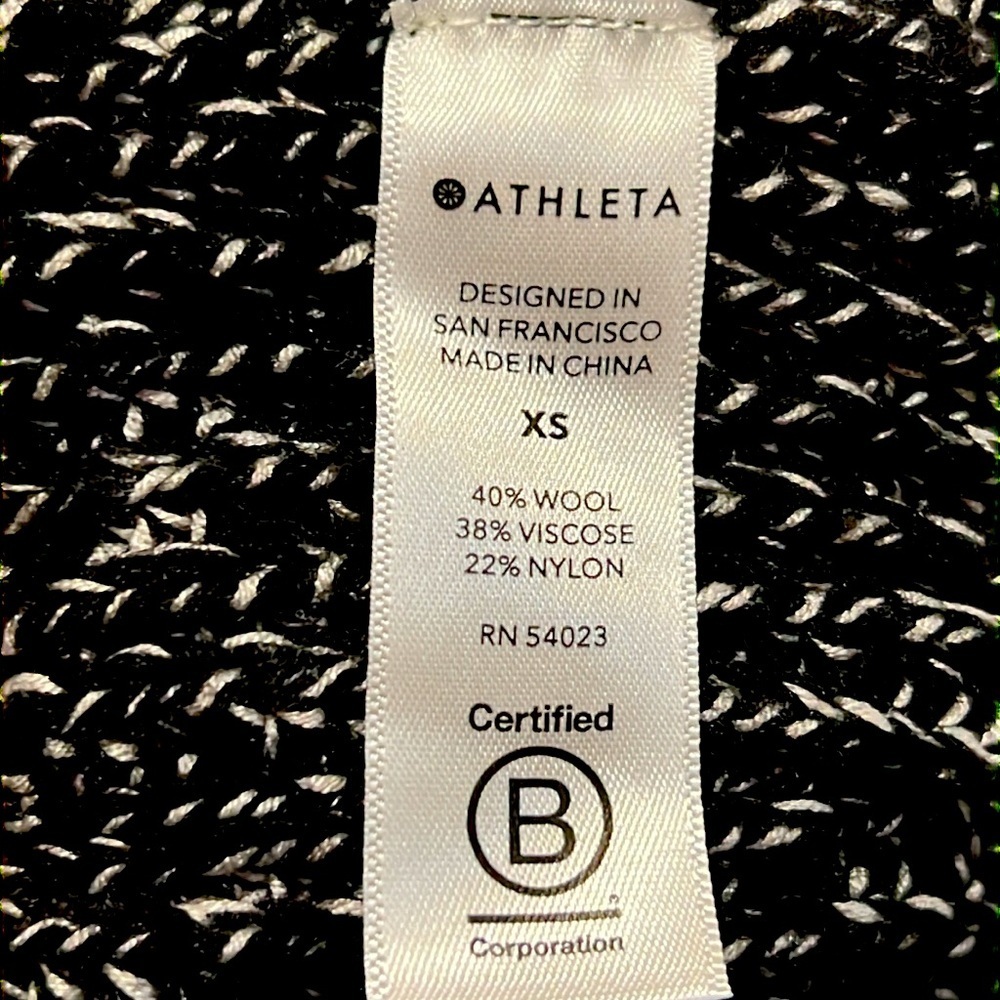 ATHLETA Switchback Pullover Wool Blend Tunic Swea… - image 8